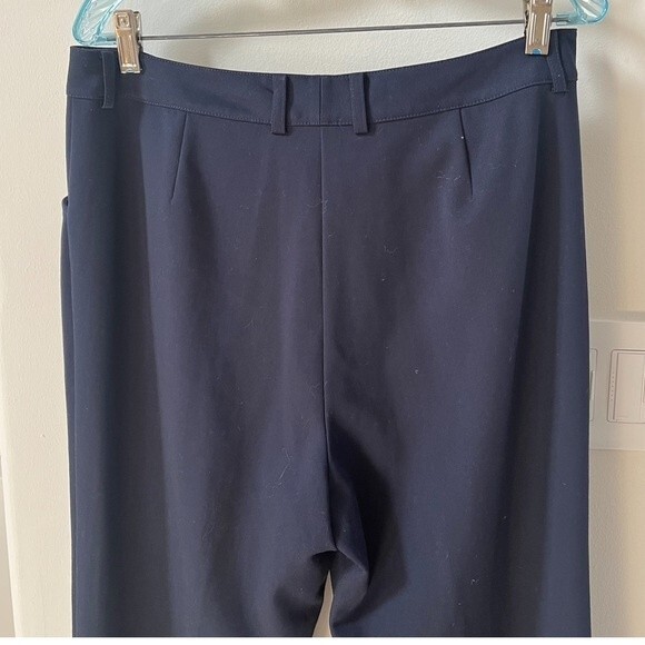 St. John Collection Straight Leg Pants in Navy 14 - Picture 9 of 13
